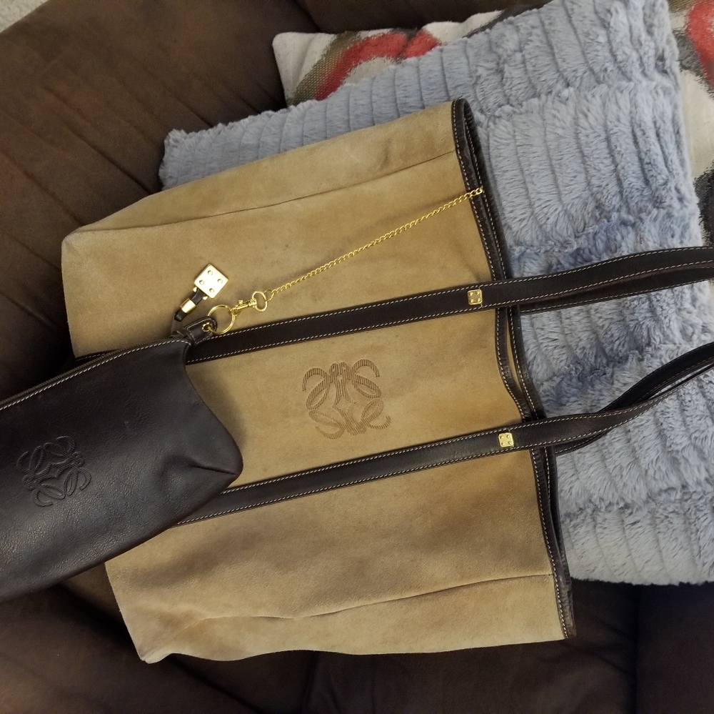 🙀Loewe Authentic Ex-Large Anagram Tote Bag "RARE" - Picture 8 of 15